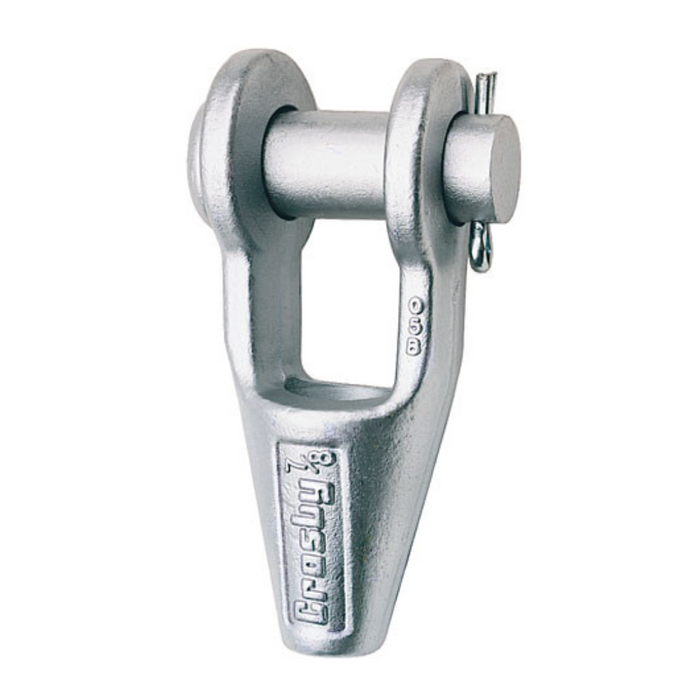 1" Crosby G416 Open Spelter Socket Galvanized, 78 ton capacity