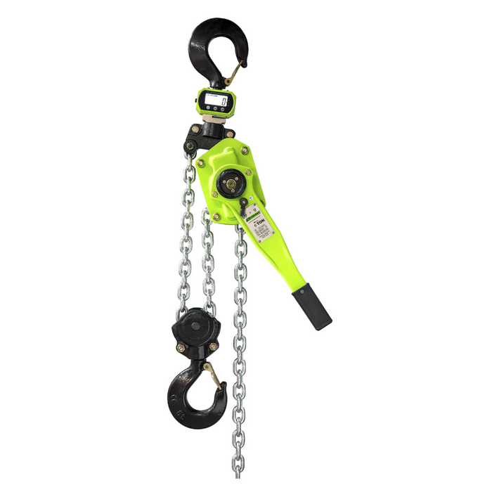 Dynohoist, 6 ton 5ft lift - Lever Hoist with integral dynamometer load cell and display