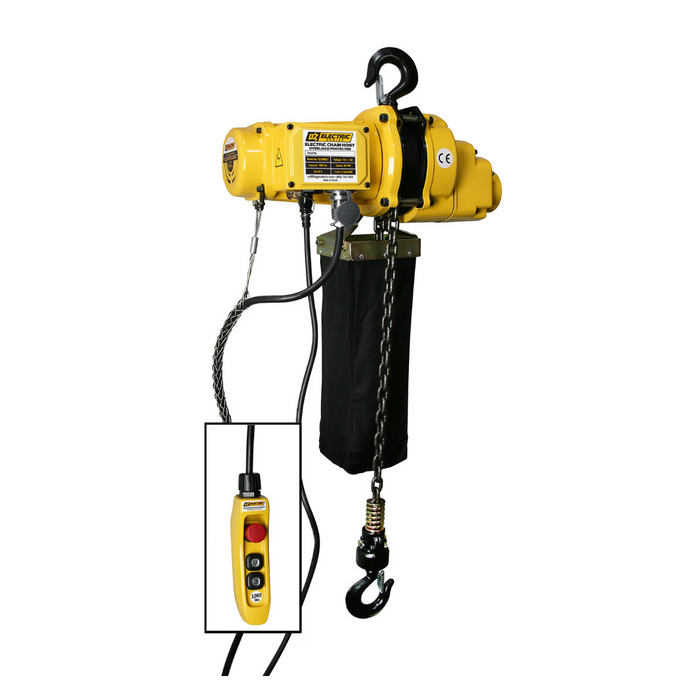 OZ Lifting Electric Chain Hoist, 1000lb with 30ft lift