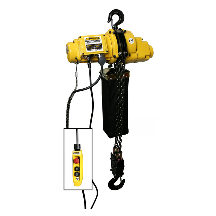 OZ Lifting Electric Chain Hoist, 4000lb with 15ft lift