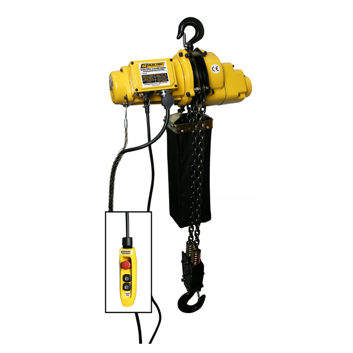 OZ Lifting Electric Chain Hoist, 4000lb with 30ft lift