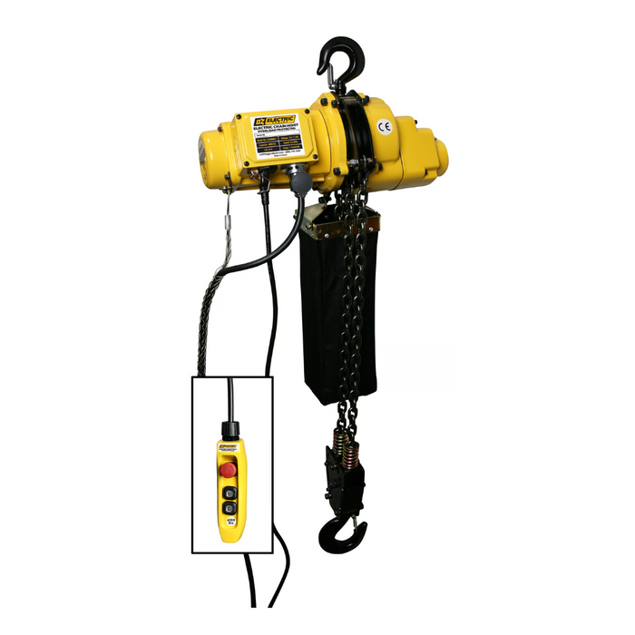 OZ Lifting Electric Chain Hoist, 4000lb with 10ft lift