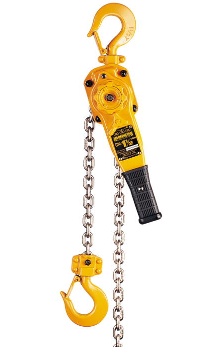 Harrington LB Lever Hoist, 1 ton capacity, 20ft lift, LB010-20