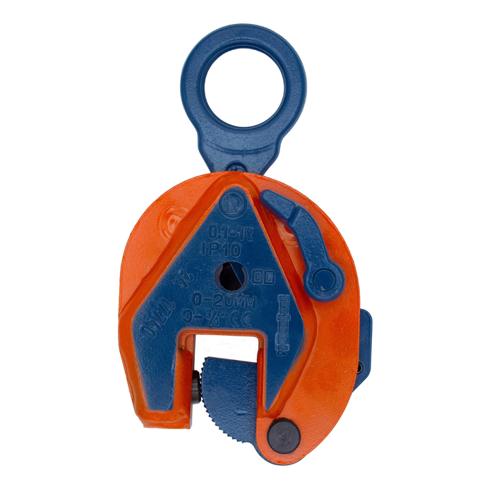 Crosby IP Model IP10 Vertical Lifting Plate Clamp, Fixed Eye, 30 ton capacity