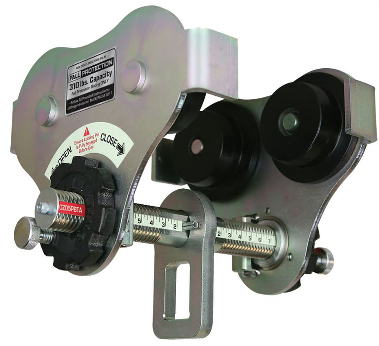 OZ Lifting USA Push Beam Trolley Fall Protection, 1/2 ton - 1 ton capacity