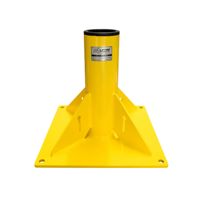 OZPED1-TP Pedestal base for use with OZTP1200DAV and OZA1000DAV davit cranes