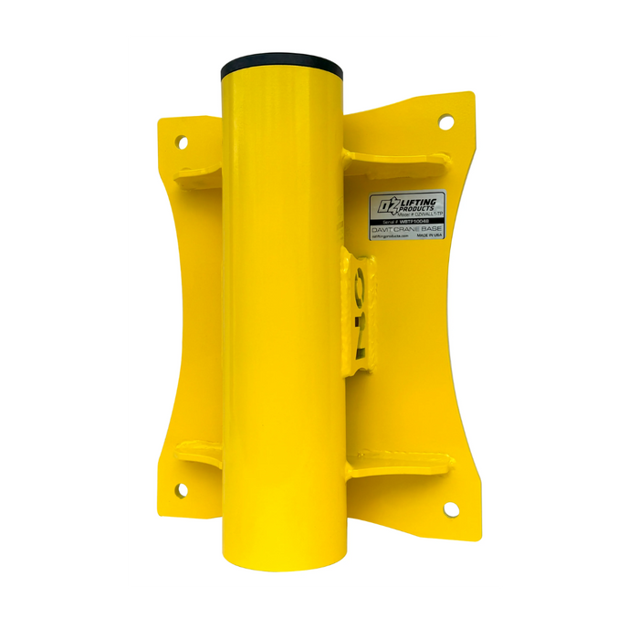 OZWALL1-TP Wall mount base for use with OZTP1200DAV and OZA1000DAV davit cranes