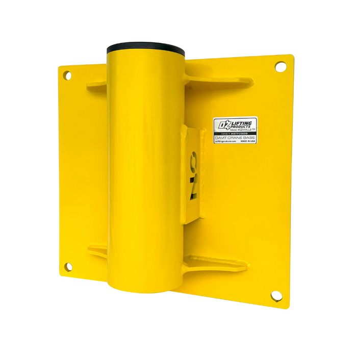 OZWALL2-TP Wall Mount Base for a Tele pro Davit, 1/4t capacity