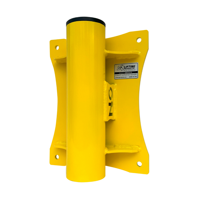 OZWALL2 Wall mount base for OZ1000DAV and OZCF1200DAV davit cranes