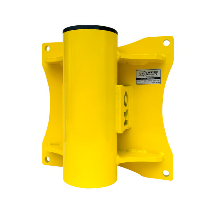OZWALL4 Wall mount base for OZ2500DAV and OZTP2500DAV davit cranes