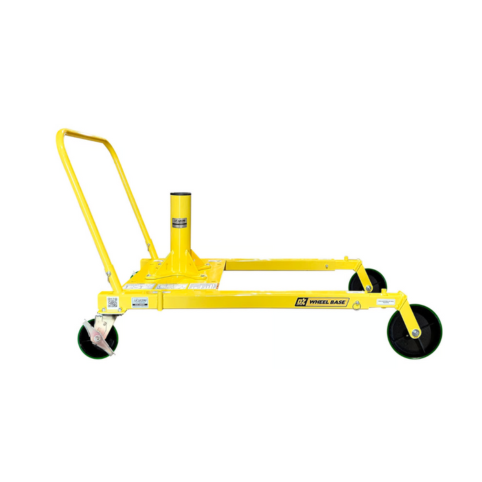 Wheel Base for use with OZTP500DAV davit crane (pedestal base (OZPED2-TP) and locking collar (OZ100023) included)