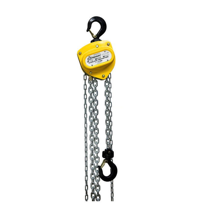 OZ Lifting Premium Chain Hoist, 1-1/2 ton capacity, 15ft lift