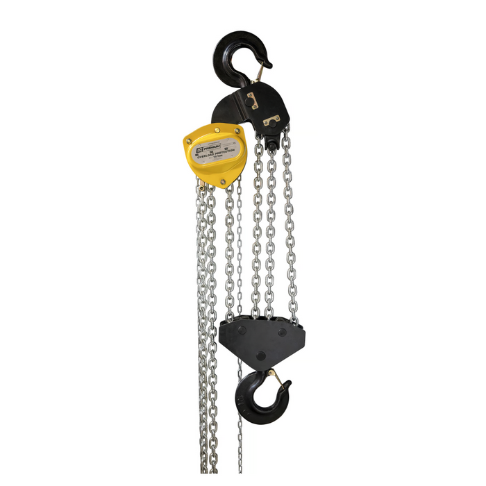 OZ Lifting Premium Chain Hoist, 10 ton capacity, 20ft lift