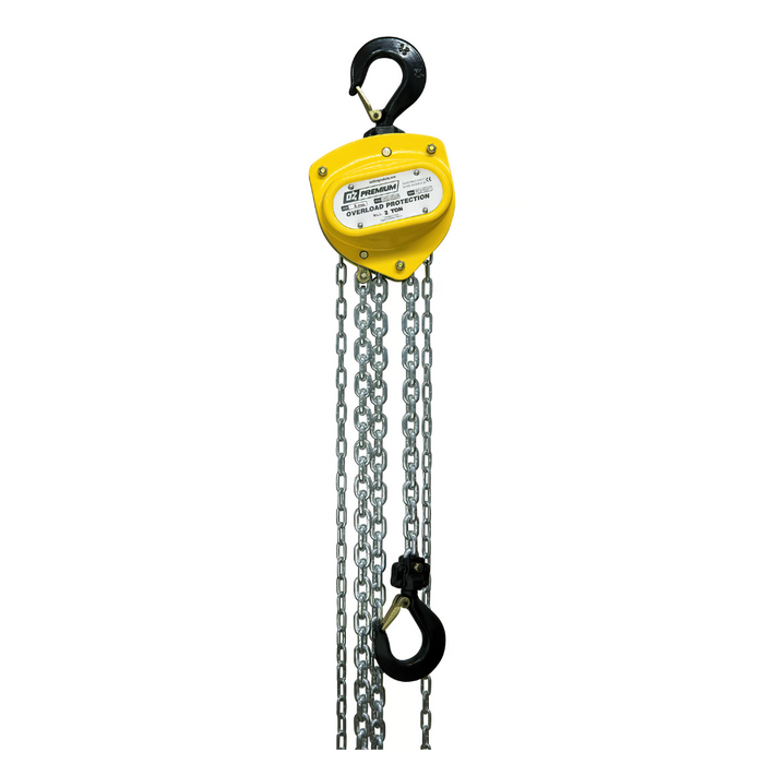 OZ Lifting Premium Chain Hoist, 2 ton capacity, 30ft lift