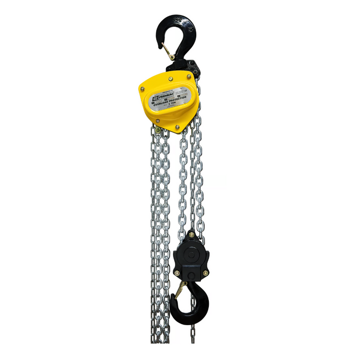 OZ Lifting Premium Chain Hoist, 3 ton capacity, 30ft lift