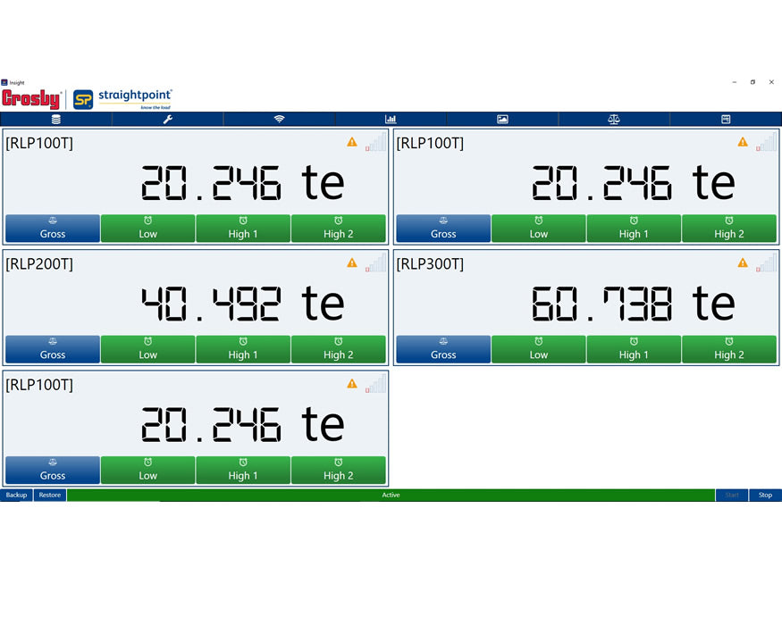 Straightpoint Insight Loadcell Software | Logging and Center of Gravity