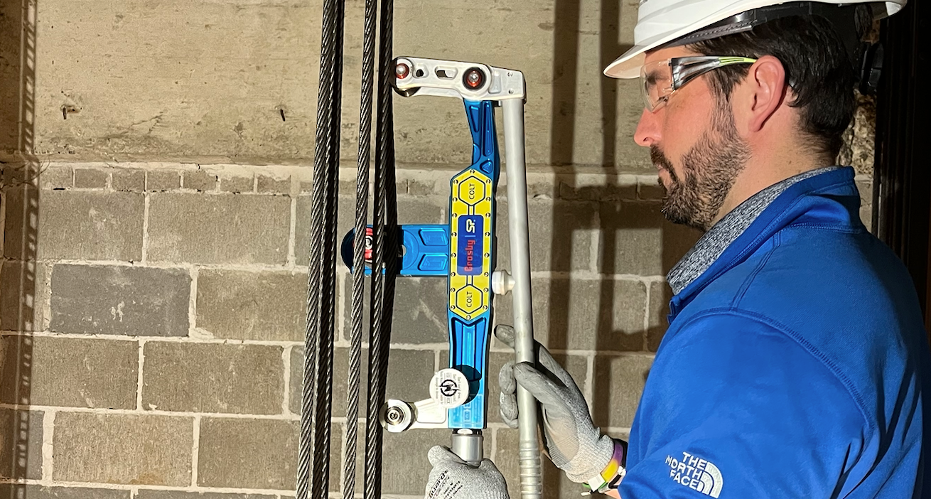 Half Static Line Measuring Tension on Static Lines