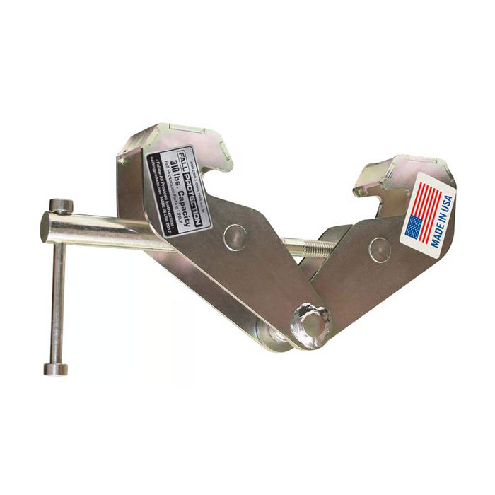 OZ Lifting Fall Protection Beam Clamp, 1 ton capacity