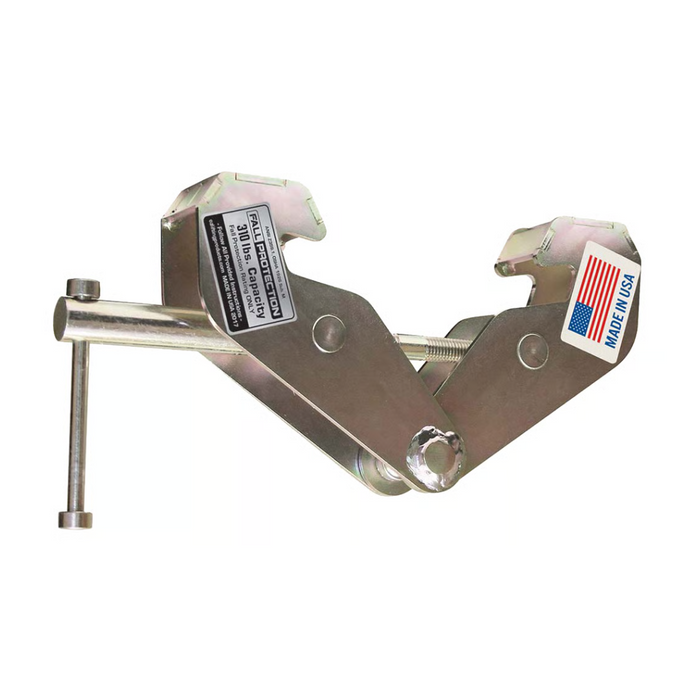 OZ Lifting Fall Protection Beam Clamp, 3 ton capacity