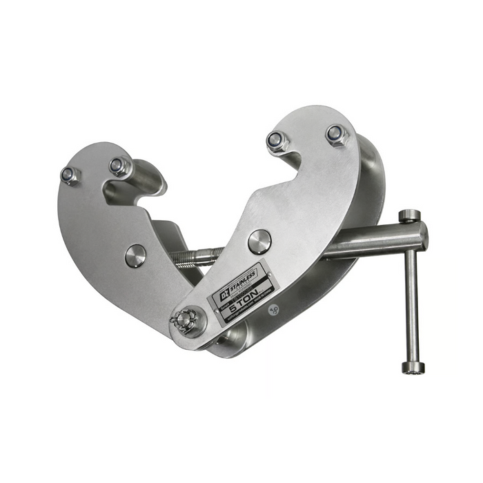 OZ Lifting Stainless Steel Beam Clamp, 5 ton capacity