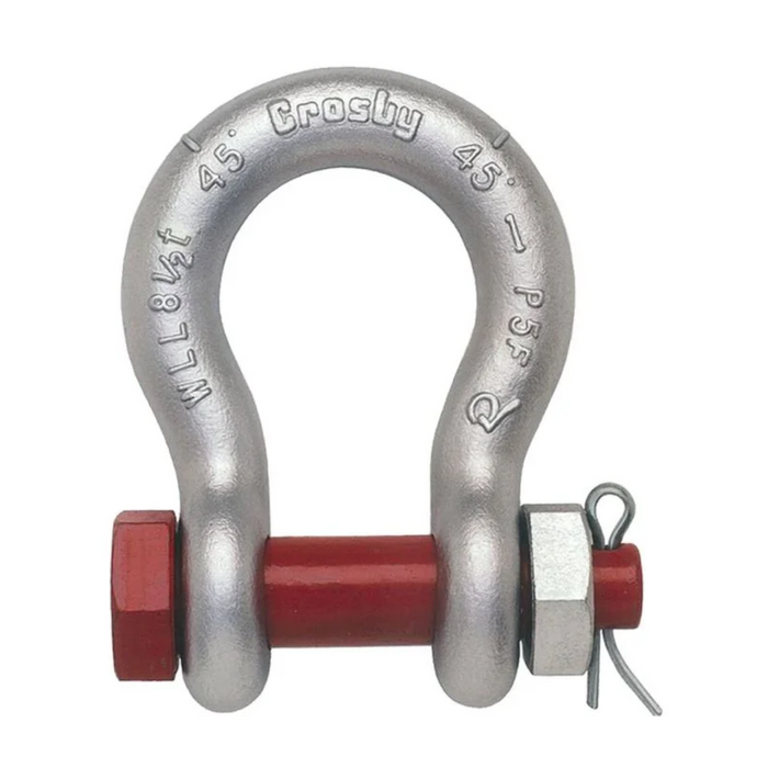 3/4" Crosby G2130 Carbon Bolt Anchor Shackle, 4.75 ton capacity