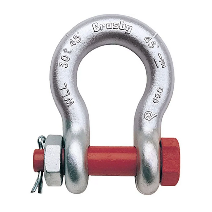 1-1/2" Crosby G2140 Alloy Bolt Type Shackle, 30 ton capacity