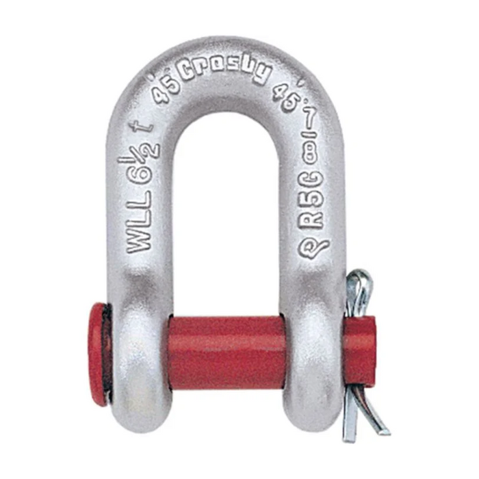 1" Crosby G215 Carbon Round Pin Chain Shackle, 8.5 ton capacity