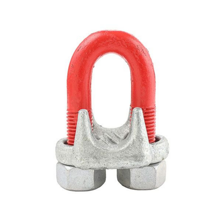 1/8" Crosby G450 Red-U-Bolt Wire Rope Clips (50-pack)