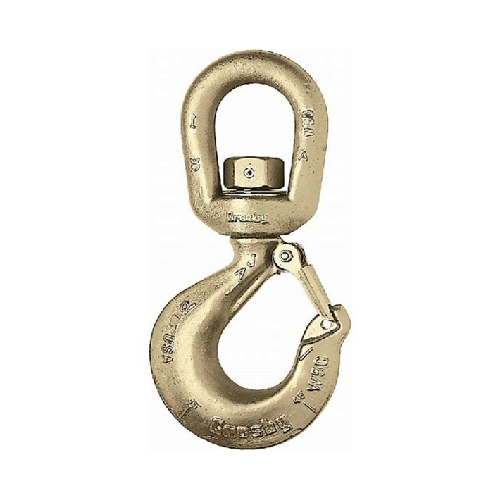 Crosby L322CN Carbon Swivel Hook, 3/4 ton capacity