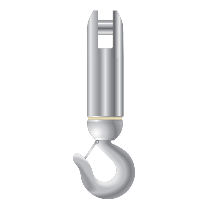 Electroline Clevis & Hook Angular Contact Bearing Swivel-Model 62