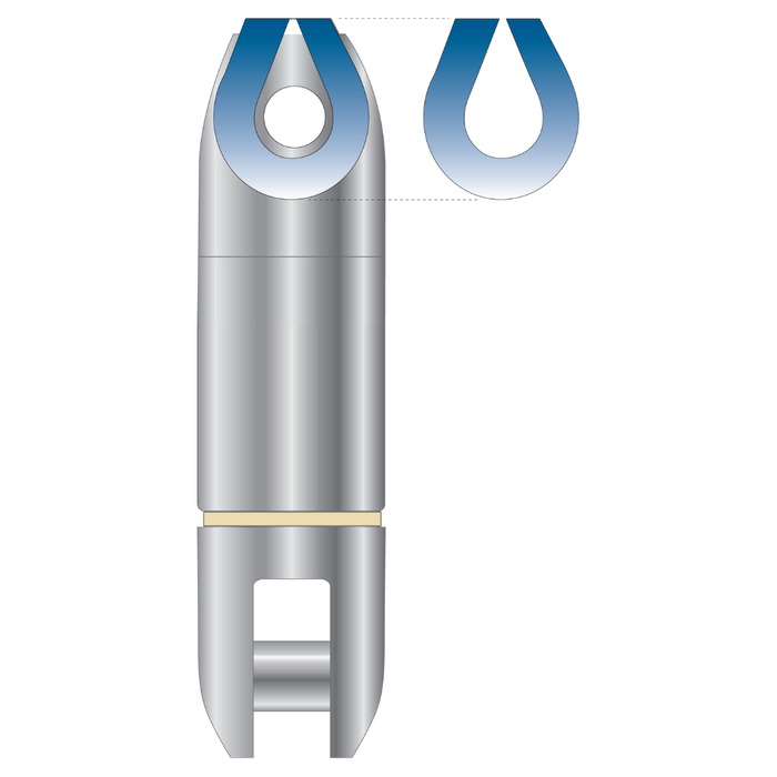 Electroline Rope Thimble for Clevis Swivel