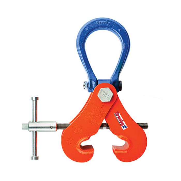 Crosby IPTKU Beam Clamp with Hinged Eye, 4 ton capacity