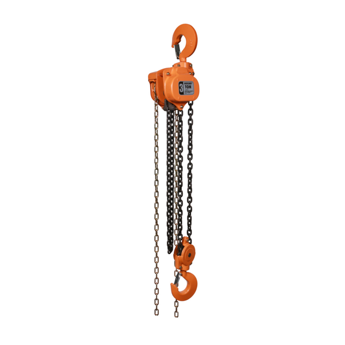 MAGNA Lifting Hand Chain Hoist, 3 ton capacity, 15ft lift, CH30015