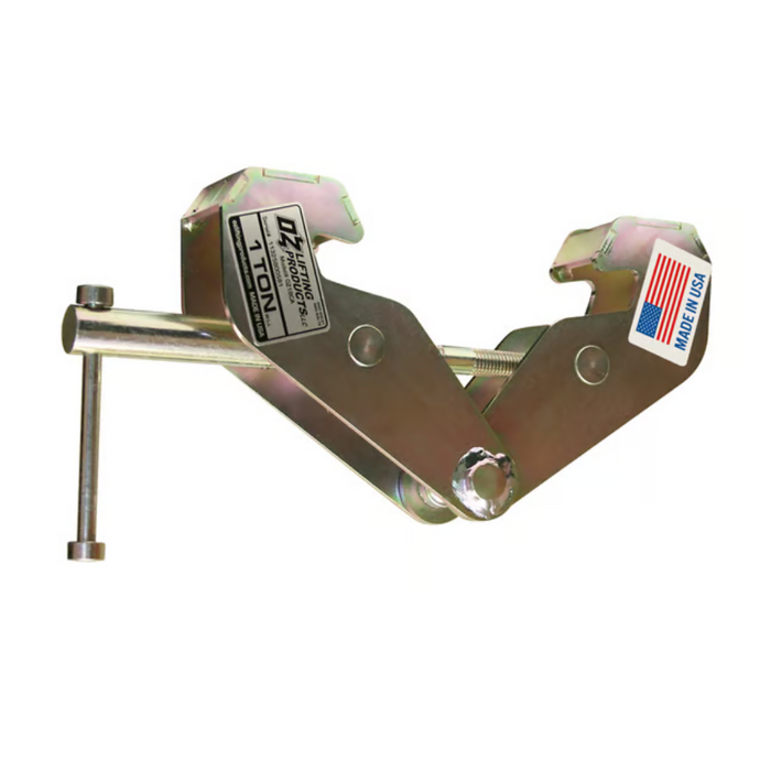 OZ Lifting USA Beam Clamp, 1 ton capacity
