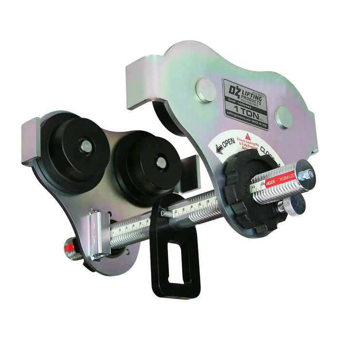 OZ Lifting USA Push Beam Trolley, 1/2 ton - 3 ton capacity