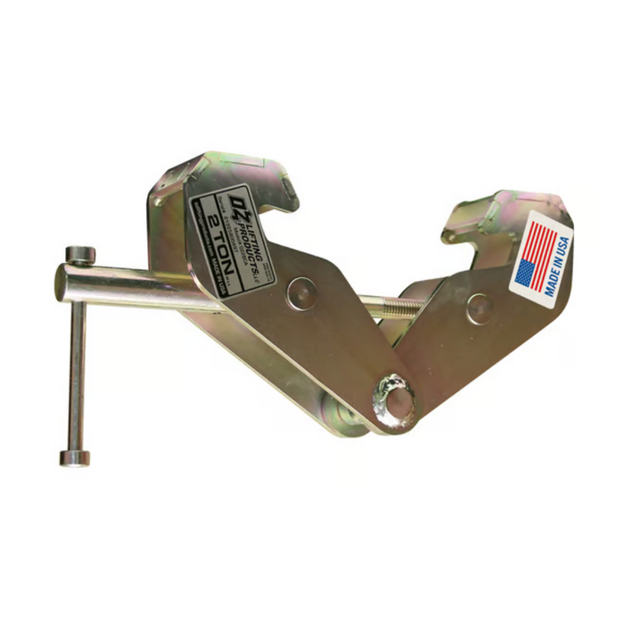 OZ Lifting USA Beam Clamp, 2 ton capacity