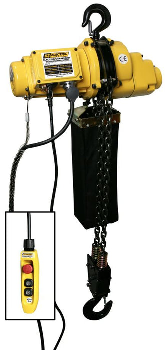 OZ Lifting Electric Chain Hoist, 1/4t- 2t capacity