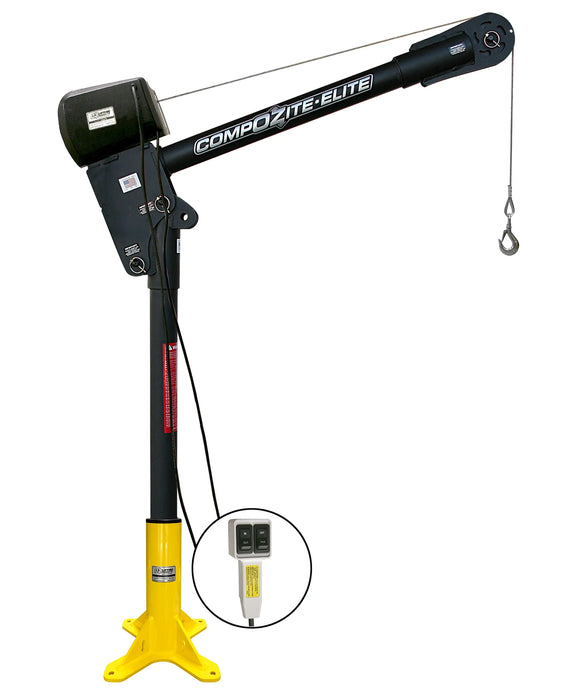 OZ Lifting CompOZite Elite® Davit Crane, 1,200lb capacity