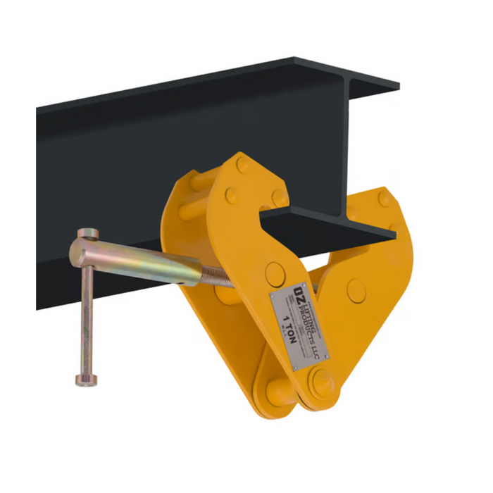 OZ Lifting Beam Clamp, 10 ton capacity