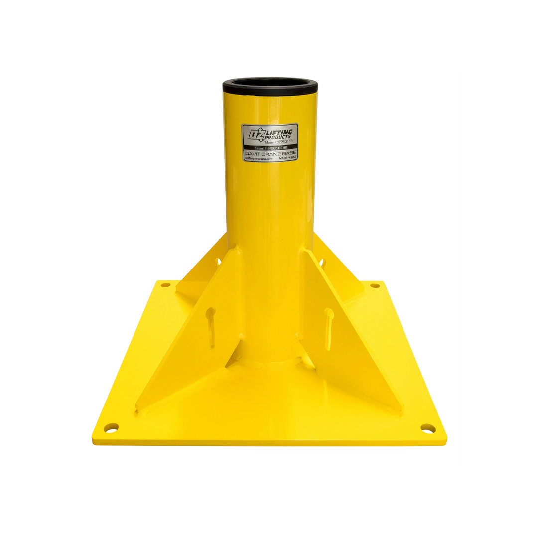 OZ Lifting Pedestal Base for a 1200lb Tele pro Davit
