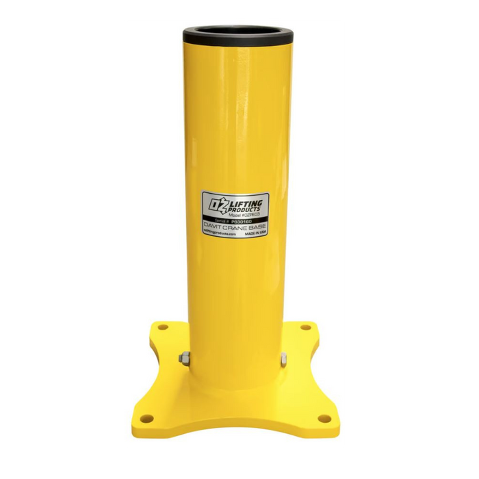 OZPED3 Pedestal base for OZ500DAV and OZA500DAV davit cranes