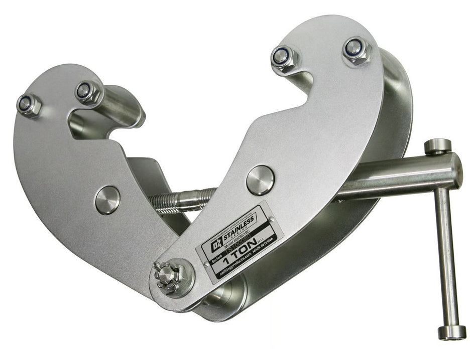 OZ Lifting Stainless Steel Beam Clamp, 1 ton - 5 ton capacity