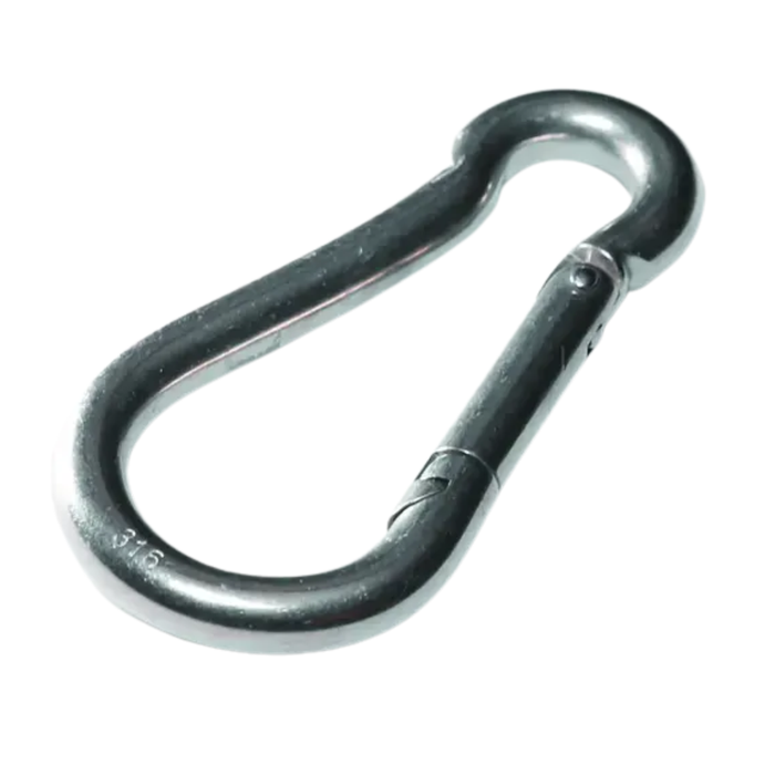 5/16" Zinc plated spring snap hook (100/250/400 boxes)