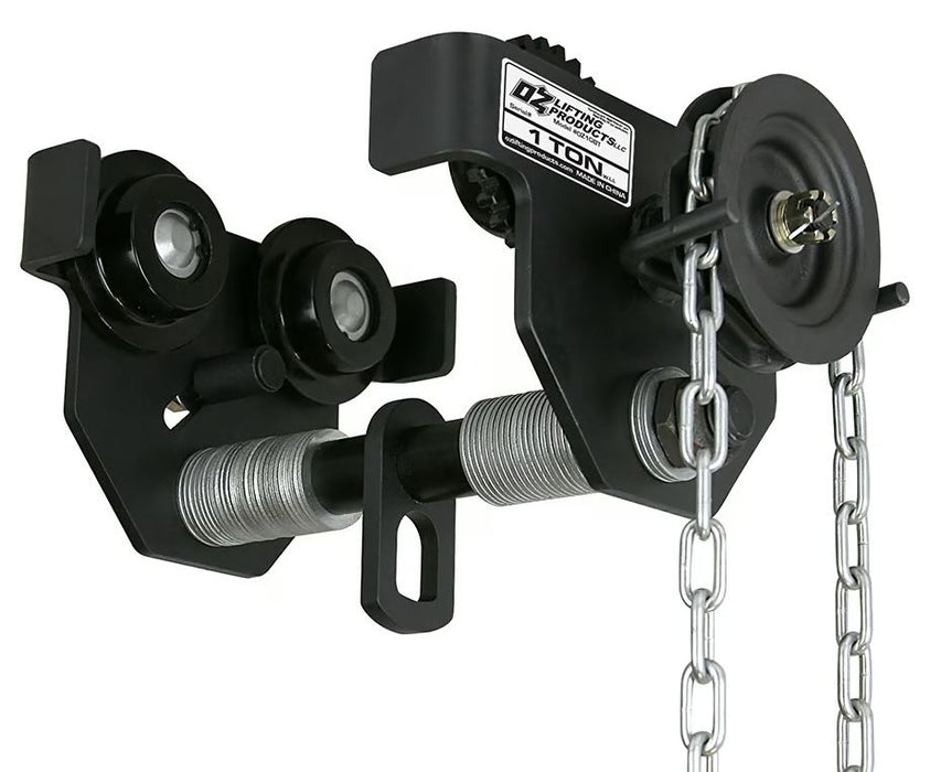 OZ Lifting Geared Beam Trolley, 1 ton - 30 ton capacity